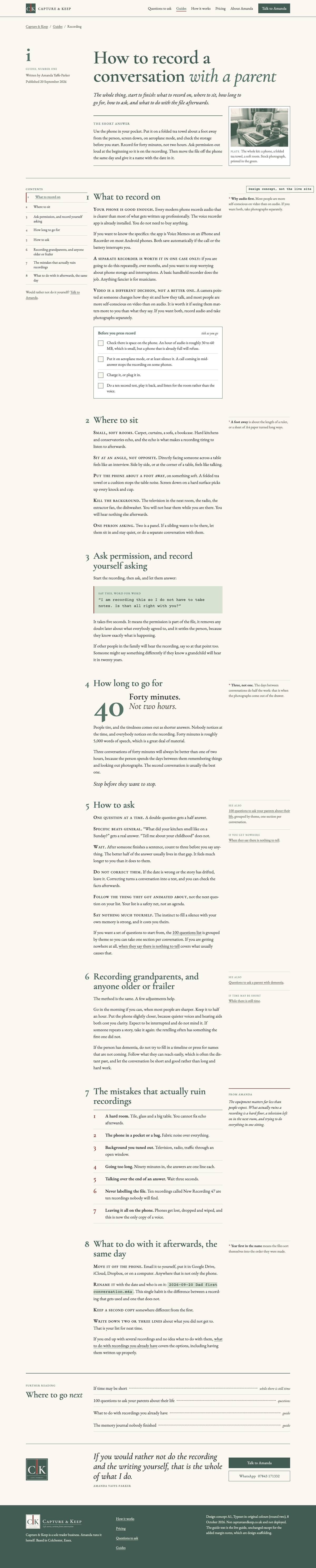 Inner page, desktop of Typeset, original colours, full page