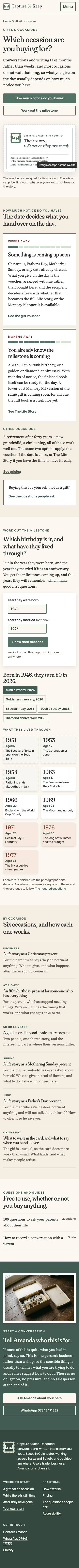 Inner page, mobile of Britain Through the Decades, full page