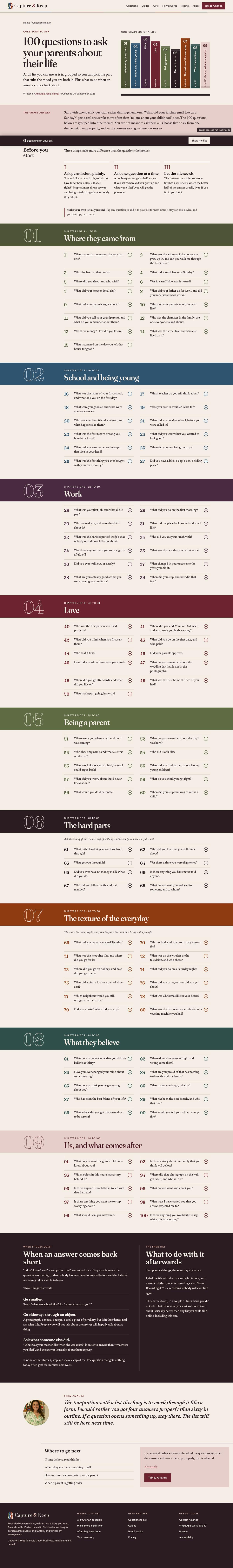 Inner page, desktop of Chapters, full page