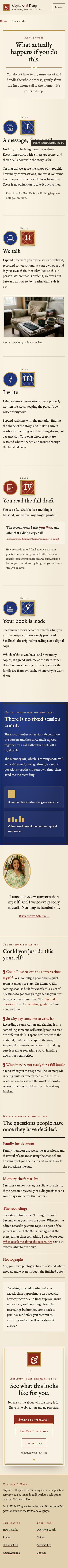 Inner page, mobile of The Ordinary Chronicle, full page